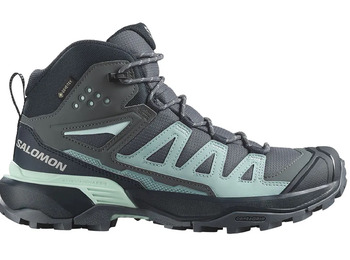 Chaussures Salomon X Ultra 360 Mid GTX W Gris/Aigue-marine