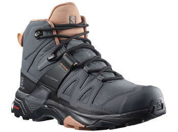 Bottes Salomon X Ultra 4 Mid Wide GTX W Gris/Rose