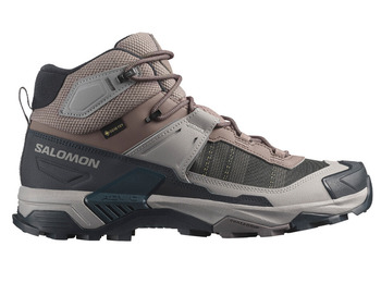 Chaussures Salomon X Ultra 5 Mid GTX Noir/Gris/Marron