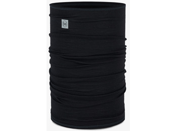 Cache-cou Buff Merino léger uni noir