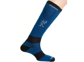 Calcetín Mund Bleu Marine/Blue Contexte