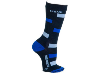 Calcetín Mund Skiing Enfants Azul marino-Azul