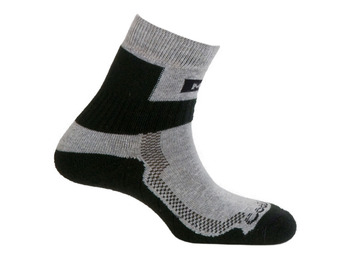Calcetín Mund Nordic Walking Black-Gris