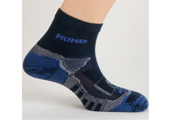 Calcetín Mund Trail Running Navy Blue-Azul
