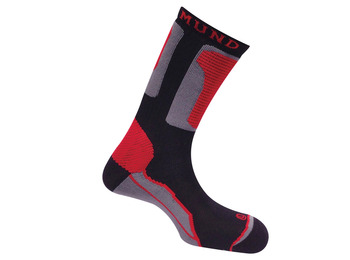 Calcetines Mund Roller Rouge/Négro/Gris