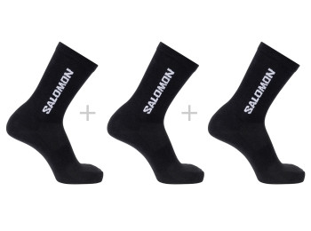Calcetines Solomon Everyday Lite Crew Pack-3 Noir