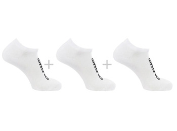 Lot de 3 paires de chaussettes basses Salomon Everyday blanches
