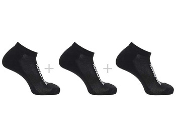 Lot de 3 paires de chaussettes basses Salomon Everyday noires