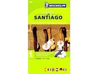 Chemin de Santiago Michelin 1:150.000