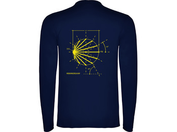 T-shirt à manches longues Boceto Caminho Marino