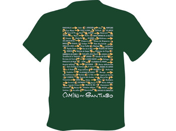 T-shirt Camino de Santiago Villages