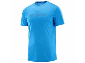 Chemise Salomon Agile Graphic Tee Bleu