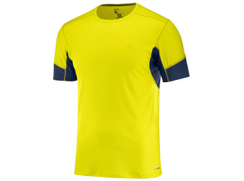 Chemise Salomon Agile SS Tee Jaune/Marine