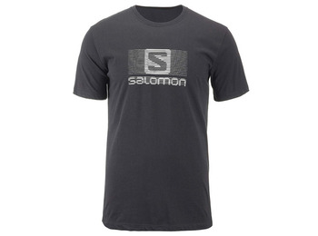 T-shirt Salomon Blend Logo SS TEE Noir