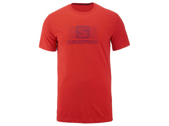 T-shirt Salomon Blend Logo SS TEE Rouge