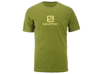 T-shirt Salomon Coton Logo SS Tee Green