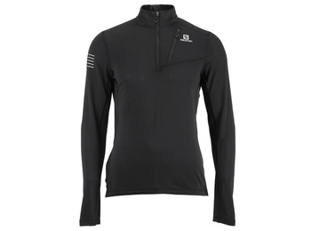 T-shirt Salomon Grid HZ Mid Black
