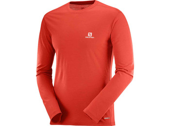 X Laine Ls Tee Rouge