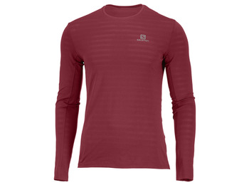 XA LS Tee M Biking Rouge