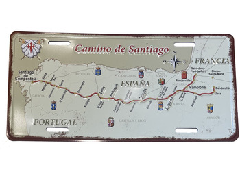 Feuille décorative Camino de Santiago