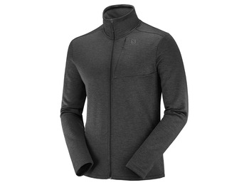 Veste Salomon Transition FZ Noir