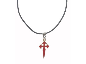 Colgante cruz de Santiago Rouge