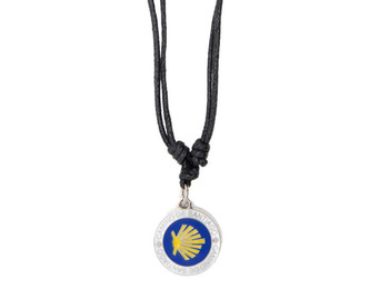 Pendentif en métal étoile chemin rond