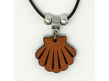 Colgante Wood Vieira avec broche