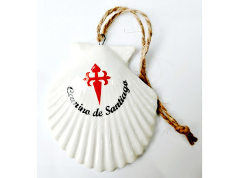 Céramique décorative Shell Way de Santiago MyL White