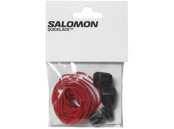 Cordes de remplacement Salomon Quicklace Rouge