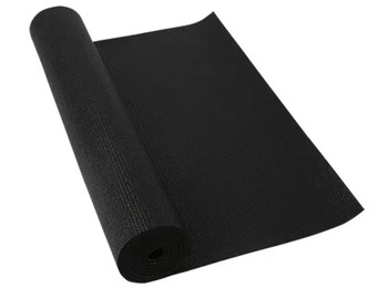 Tapis de yoga noir Softee 4 mm