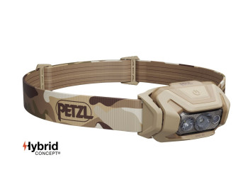 Front Petzl Aria 2 RGB 625 Lumens Beige-Marrón