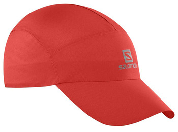 Casquette rouge imperméable Salomon