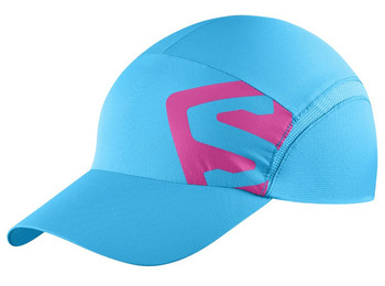 Casquette Salomon XA Turquoise / Bleu Fuchsia