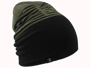 Bonnet Réversible Salomon Flatspin Ocre / Noir