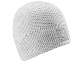 Objectif Salomon Logo Bonnet Blanc