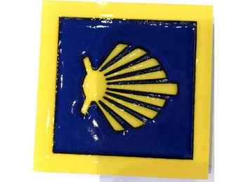 Imam Cerámica Star avec filo et fond bleu
