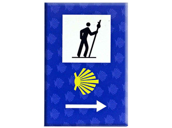 Magnet Triple Plate Signal Chemin de Santiago