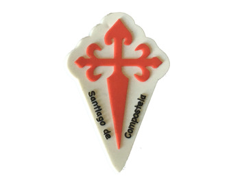 Imã caoutchouc Cruz de Santiago