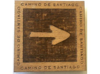 Chemin de flèche en bois d\'aimant 4,5 X 4,5 cm
