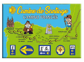 Carte magnétique Chemin Français MyL