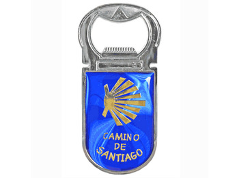Magnet métal avec ouverture Star Way de Santiago