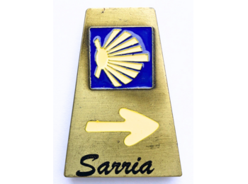 Aimant en métal bronze Sarria MyL Landmark