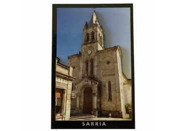 Imán Madeira Relieve Église Santa Marina Sarria