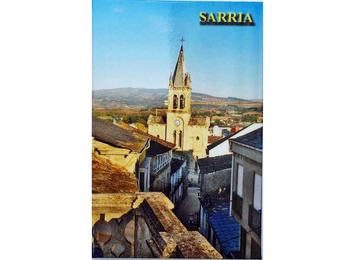 Imán Sarria Église Santa Marina 5,4 x 8 cm