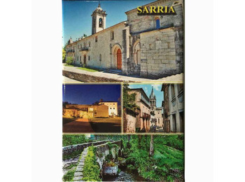 Imán Sarria vue verticale 5,4 x 8 cm