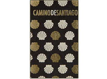 Aimant textile Coquilles d\'or Chemin de Santiago