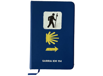 Carnet à trois signaux Sarria Km 114