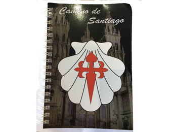 Libreta White Viera avec le chemin de croix de Santiago