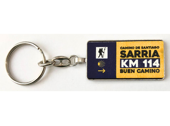 Porte-clés Sarria Km 114 Camino de Santiago